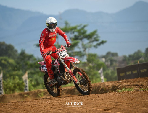 Kejurnas Motocross Indonesia 2025 Arsenio Algifari Sempat Terlempar – BALIK GASPOL KE PODIUM MX2
