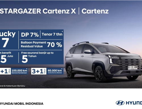 Promo Sales Mudah Miliki Hyundai STARGAZER Cartenz – DP 7% CICILAN RINGAN 7 TAHUN