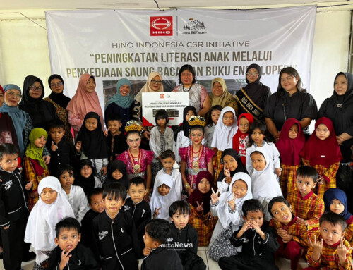 CSR Hino Bangun Saung Baca di Purwakarta – DUKUNG LITERASI ANAK DESA