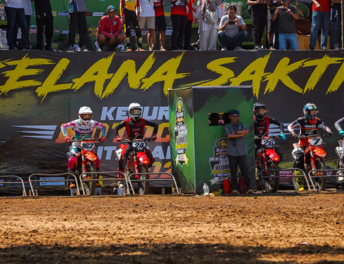 Kejurnas Motocross Drama di Race 2, Ducati MX Team Indonesia Tetap Panen Poin Penting