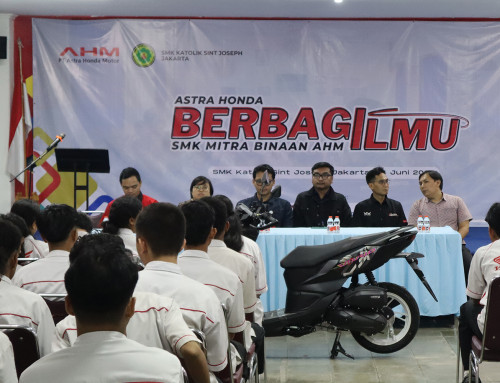 CSR New Honda Vario 125 Street Jadi Materi Belajar di SMK Sint Joseph
