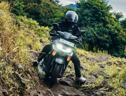 Skuter Matik Bukan Habitatnya, Tapi Yamaha GEAR ULTIMA Tetap Melaju di Jalur Sinabung