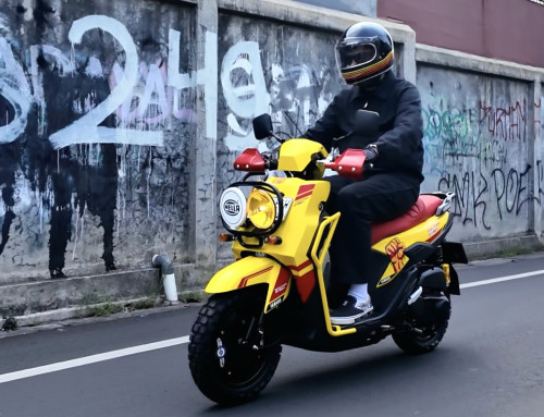 Kolaborasi Yamaha GEAR Ultima Berubah Jadi Motor Petualang Bergaya Rally