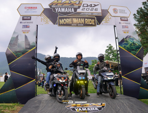 MAXi Yamaha Day Soliditas Komunitas MAXI Yamaha Terlihat di Tawangmangu