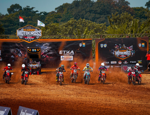 Kejurnas Motocross Sempat Jatuh, Diva Ismayana Menang Dramatis Di Round 4 Bekasi