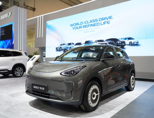 Kolaborasi Gandeng HSR Wheel, Geely EX2 Tampil Retro Futuristik Di GIIAS 2026