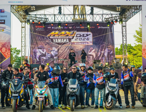 Bikers Gathering Yamaha Gaet Komunitas MAXi Sumsel Lewat Budaya Lokal Di Prabumulih