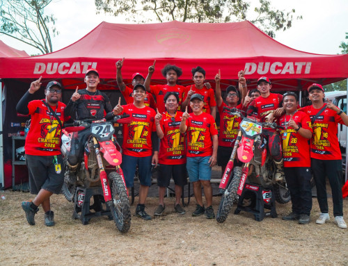 Kejurnas Motocross Debut Ducati MX Team Indonesia Langsung Berbuah Gelar