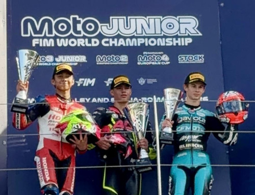 FIM Moto3 JWC 2026 Kiandra Ramadhipa Cuma Terpaut 0,006 Detik Dari Kemenangan Di Misano